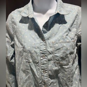 Madewell size SM button up